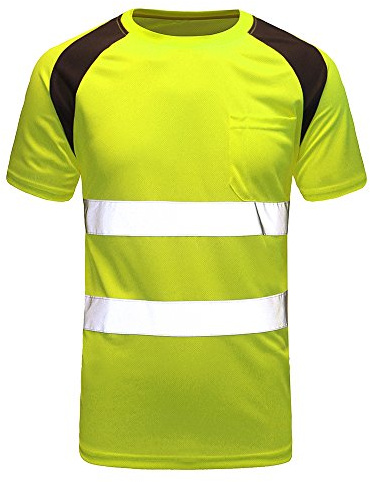 varn t skjortor säkerhetsarbetsbyxor herr (gul, XL), GUL, XL