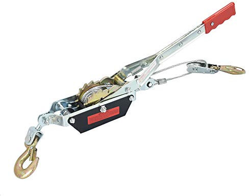 VERRICELLO MANUALE PULEGGIA ARGANO PARANCO SOLLEVAMENTO 2000KG 2,2 m 2 DIREZIONI 2 GANCI