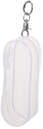 HONITANO Mini Doll Outing Bag Transparent Pvc Doll Storage Pouch with Buckle Portable Protective Case Dustproof for Mini Figures