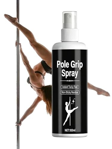 Förstärkt vidhäftningsspray 100 ml anti-svett stärkande dimma | Yogapole grepp spray för hemmadans yoga träning tävling fitness och P