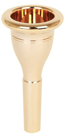 EXCEART Tuba Mouthpiece Tuba Mouth Instrument Accessory Tuba Replacement Mouthpiece Golden