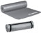 Relaxdays 2 x Yogamatte, 1 cm dick, für Pilates, Fitness, gelenkschonend, mit Tragegurt, Gymnastikmatte 60 x 180 cm, grau