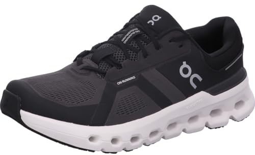 On Men's Cloudrunner 2 Sneakers, Eclipse/Black, 9 Wide