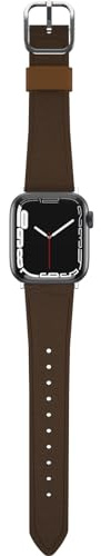 OtterBox Symmetry Cactus Leather Uhrenarmband für Apple Watch 40/41/42mm, weiches, angenehmes und strapazierfähiges für Apple Watch, Braun