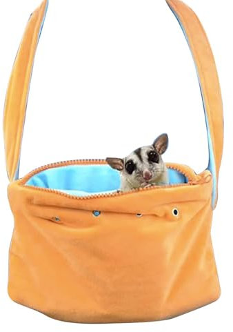 Meerschweinchen-Tragetasche – Sugar Glider-Beutel, Schweine-Tragetiere | Tragbarer Sugar Glider-Beutel für Kleintiere, herausnehmbare Tragetasche für Kaninchen, Frettchen, Igel, Eichhörnchen, Chinchil