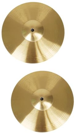 EHJRE 2-teiliges Percussion-Zubehör, Crash-Becken für Anfänger, Robustes Übungsbecken, Durchmesser 30 cm