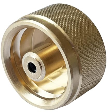 Adapter for Gas Stoves with Easy Clic Plus System Changing CV Fitting Bayonet to Lindal Valve Connection