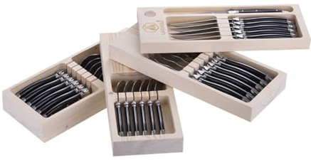 LAGUIOLE - Laguiole Hausfrau 24 Stück auf Tablett