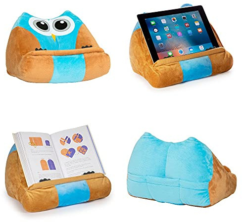 Support pour iPad et Tablette Universel pour Enfants Cuddly Reader | Porte-Livre | Coussin de Lecture | Lecture au Lit, à la Maison | Compatible avec Téléphones, Liseuses