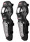 BaronHong 2 pezzi moto ciclismo sportivo acciaio al ginocchio ginocchiere Shin Body Armor (nero, M)
