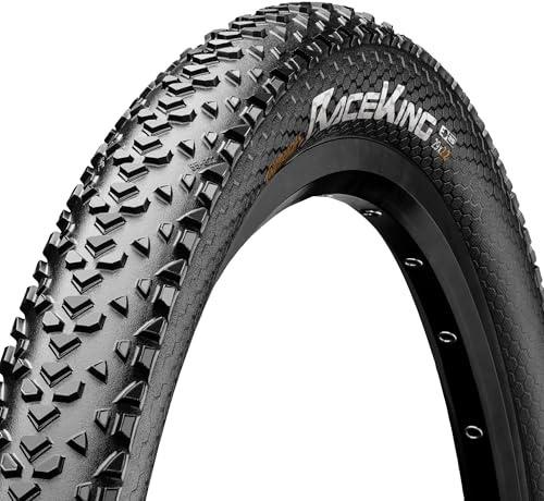 Continental Race King - Wire Bead, Non-Tubeless Mountain Bike Tire - First Choice for Racers - Black - E25 Ebike Rated (29 x 2.00)