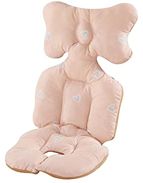 JINGLING Baby Riduttore Passeggino Universale Neonato,Copriseduta per Passeggini,Morbido & Reversibile in Puro Copri Seggiolino Auto,Cuscino Pad, Fodera per Cuscino per Seggiolino per Passeggino