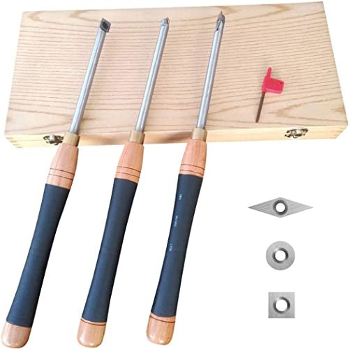 Drechseleisen Hartmetall Drechselzubehör Drehmaschine Drechselbank Für Holz Drechselmesser Drechselwerkzeuge Drechseln Drechselwerkzeug Drechseleisen Set Stechbeitel Set Für Holz in Holzbox