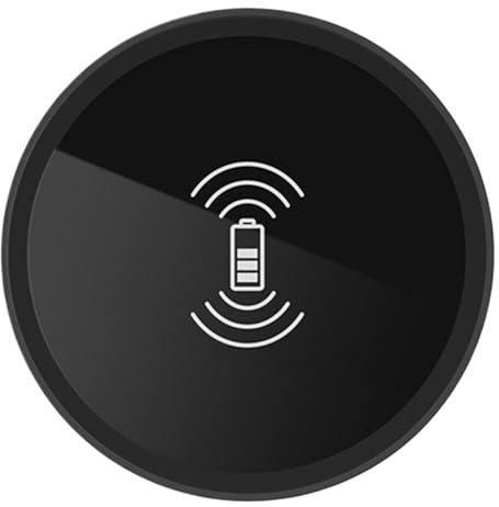 Caricatore senza fili invisibile – Caricatore da incasso integrato invisibile da 15 W sotto la scrivania, ricarica wireless veloce per smartphone | Caricatore nascosto integrato in Relo