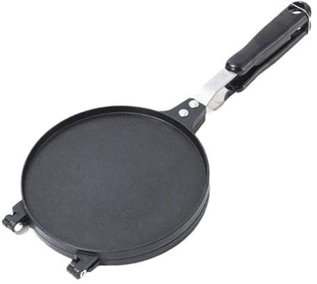 Waffle Iron – Nonstick Waffle Cone Stove Maker, Egg Roll Crepe Frying Pan, Square Pattern Mold, Versatile Gas Stove Cooker, Suitable For Ice Cream Cones, Chocolate Treats, Pancakes, Omelets, Camping U