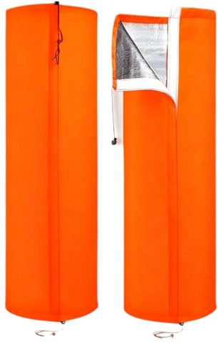Trädbagageskydd – 100 x 65 x 1 cm hölje för kallt väder, oxfordtyg pärlbomull aluminiumfilmlager, dragskoisolerande trädbas med rotskydd | utomhusskydd för handflata, bakgård och parkträd