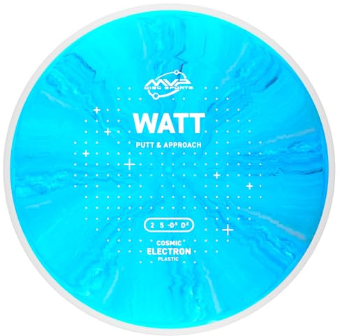 MVP Disc Sports Cosmic Electron Watt Disc - Putter de golf (165-170 g, los colores pueden variar)