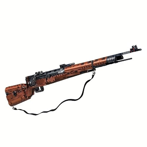Kar 98k Rifle Building Blocks Construction Kit, 1206 Pieces Building Set Mauser 98K Sniper Rifle with Shooting Function, Toy Gun Sniper Rifle for Adults Kids Teens, Ideal for Christmas Birthday Easter