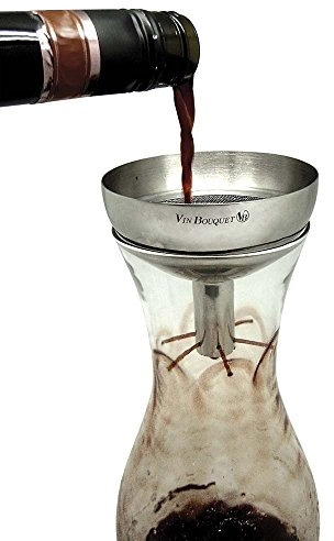 Stainless Steel Wine Decanting Aerator with Filter