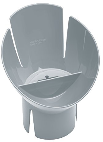 Koziol Cockpit Manager Fritz, Kunststoff, solid cool Grey, 13,5 x 13 x 16,7 cm