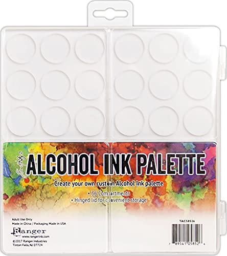 Ranger Alcohol Ink Palette, White, Large