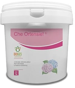 Bioges Che Ortensie! 2,5 kg Concime per ortensie e Piante acidofile