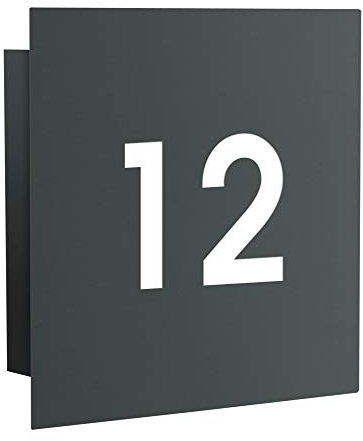 Frabox LED-Design Hausnummernleuchte NAMUR anthrazitgrau