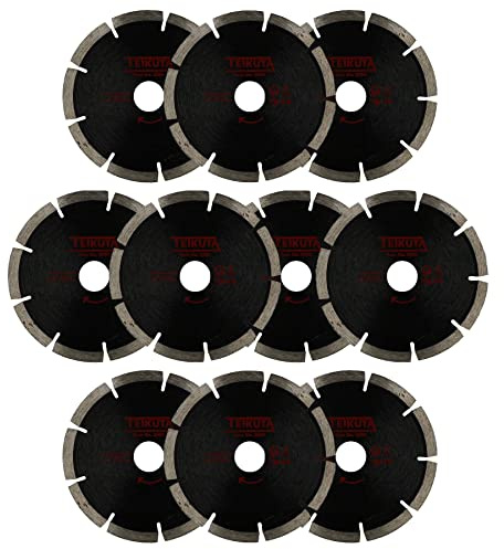 125 mm x 6,4 mm Disco de rastrillar de mortero de diamante Hoja de disco de señalización Albañilería 10 unidades