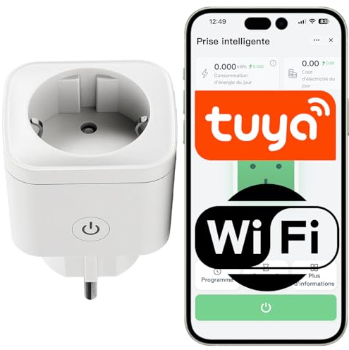 Sone Smart One 16A smarte steckdose mit Strommessung WLAN, WIFI Smart Life/Tuya App kompatibel mit Alexa/Google Home intelligente Steckdose smart home strommessgerät plug