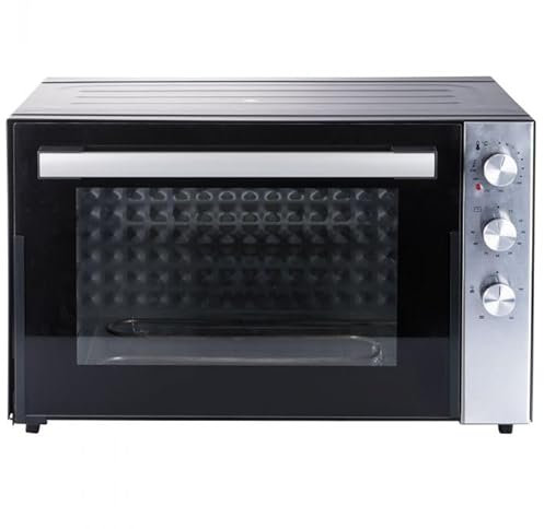 Forno Elettrico XXL Capacità 70 Litri 2500 W Fornetto Con Tre Manopole Colore Nero Inox