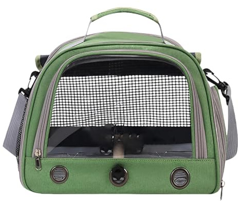 Borsa da viaggio portatile per pappagalli - Borsa da trasporto per animali domestici Borsa da trasporto con cerniera traspirante | Comodo trasportino per uccelli con posatoio, per uccelli da