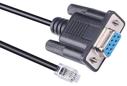 Green-utech DB9 to RS232 RJ9 4P4C Telescope Upgrade Console Serial Cable for Ioptron Equatorial IEQ30 Pro CubePro Cube-II SkyGuider Pro emc60 AZ Mount Pro ZEQ25 SmartEQ Pro (6FT, DB9 to RS232 RJ9)