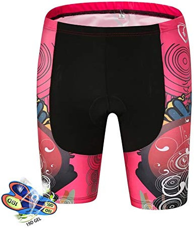 LIANYG Radhosen Frauen-Sommer-Fahrradshorts Outdoor-MTB-Mädchen-Reitfahrrad Kurze Hosen Radlerhose Herren 46 (Color : Shorts 3, Size : S)