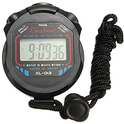 Cronómetro cronómetro deportivo multifunción con pulsador individual reloj segundo de Pista cronómetro deportivo cronómetro reloj