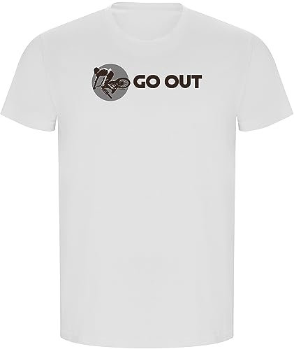K KRUSKIS - T Shirt ECO BMX Go Out Kurzarm Mann - XL, Weiß