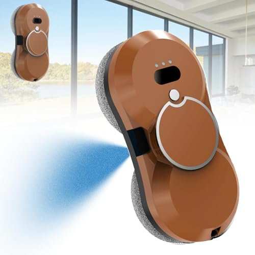 Limpiador De Ventanas De 90 W Con Control Remoto (Potencia De Succión De 2800 Pa), Aspiradora Robótica Inteligente Para Ventanas, Rotación De 360°, Anticaídas Segura