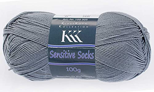 KKK-Online Sockenwolle Sensitive Socks grau