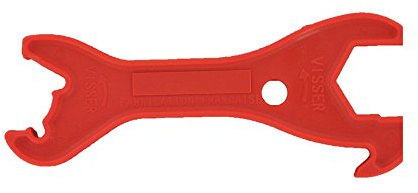 COMAP Clé de serrage multifonction Babaz pour étanchéité gaz des détendeurs, bouteilles et flexibles butane et propane - S651091