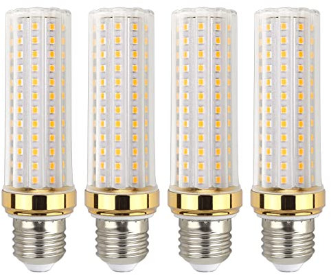 Akynite Ampoule LED E27 20W Blanc Chaud 3000K 2000LM, Équivalent Halogène 150W, Non-dimmable pour Plafonnier de Studio Garage, lot de 4