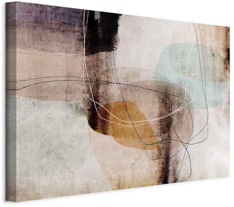 murando - Quadro Acustico Motivo geometrico 1 pezzo schiuma acustica Quadri Moderni Camera da Letto - Stampa su Tela - Pannelli Fonoassorbenti Decorativi - Fonoassorbente Acustiche