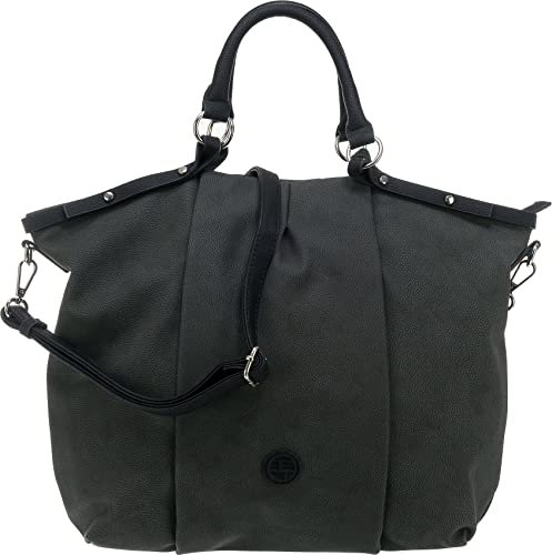 TOM TAILOR, MELANY, Damen, Shopper, L, Dark Grey