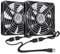 2 ventiladores USB de 140 mm x 25 mm de 140 mm de ventilador de 140 mm de PC ventilador USB para chasis, amplificador, router ventilación, intercambio de ventiladores