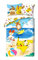 Halantex Pokemon Bettwäsche Set, 2 Stücke, 140x200 cm + Kissen 70x90 cm · Pokémon Pikachu, Raichu und Scorbunny · Kinder-Bettwäsche 100% Baumwolle