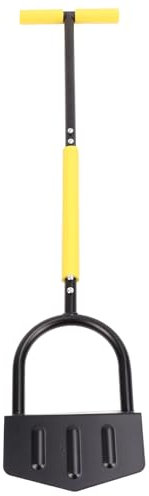 Fockety Cortabordes, cortabordes Manual con Mango ergonómico y Dientes de Sierra de Acero, cortabordes de Media Luna Desmontable Que Ahorra Trabajo