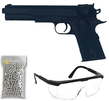 THE REPLICANT Pistolet Airsoft modèle Saigo SG00059 à Ressort/Matière : Plastique Haute Résistance/Puissance 0,2 Joule/Livré avec Accessoires