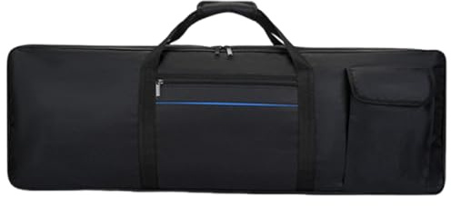 KiBcsLic 61-Tasten-Keyboardtasche mit leichtgängigem Reißverschluss, ideal zum Tragen und Aufbewahren Pianos, Klein
