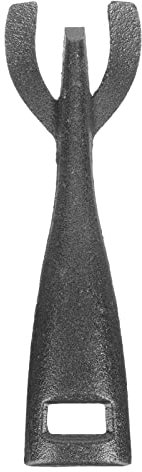 YARNOW Fajita - Pinza para sartén de hierro para cocina, para pizza, para hornear, agarre para placa de Teppanyaki