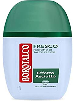 Borotalco, Deodorante Vapo Fresco, Formula Senza Alcool e Senza Gas, Effetto Extra Asciutto, 48h di Efficacia, Profumo di Talco Fresco - 1 Flacone da 75 ml