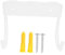 KICHOUSE Support Mural Pour Planche À Repasser Rangement Pratique Pour Fer Et Accessoires De Buanderie Crochet Suspendu Blanc