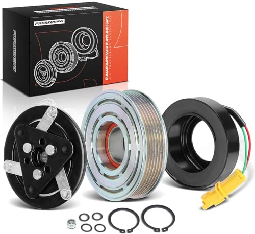 Frankberg 1x Kit d'embrayage du Compresseur Compatible avec Berlingo Camionnette/MPV B9 C2 JM C4 I LC C5 I Break DE C8 EA EB DS3 Cabriolet Jumpy U6U VF7 Xsara Coupé N0 Remplacer# 64529223392